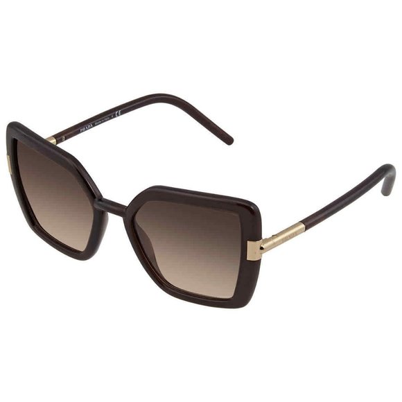 🔥 Prada Brown Gradient Ladies Sunglasses - Picture 1 of 3